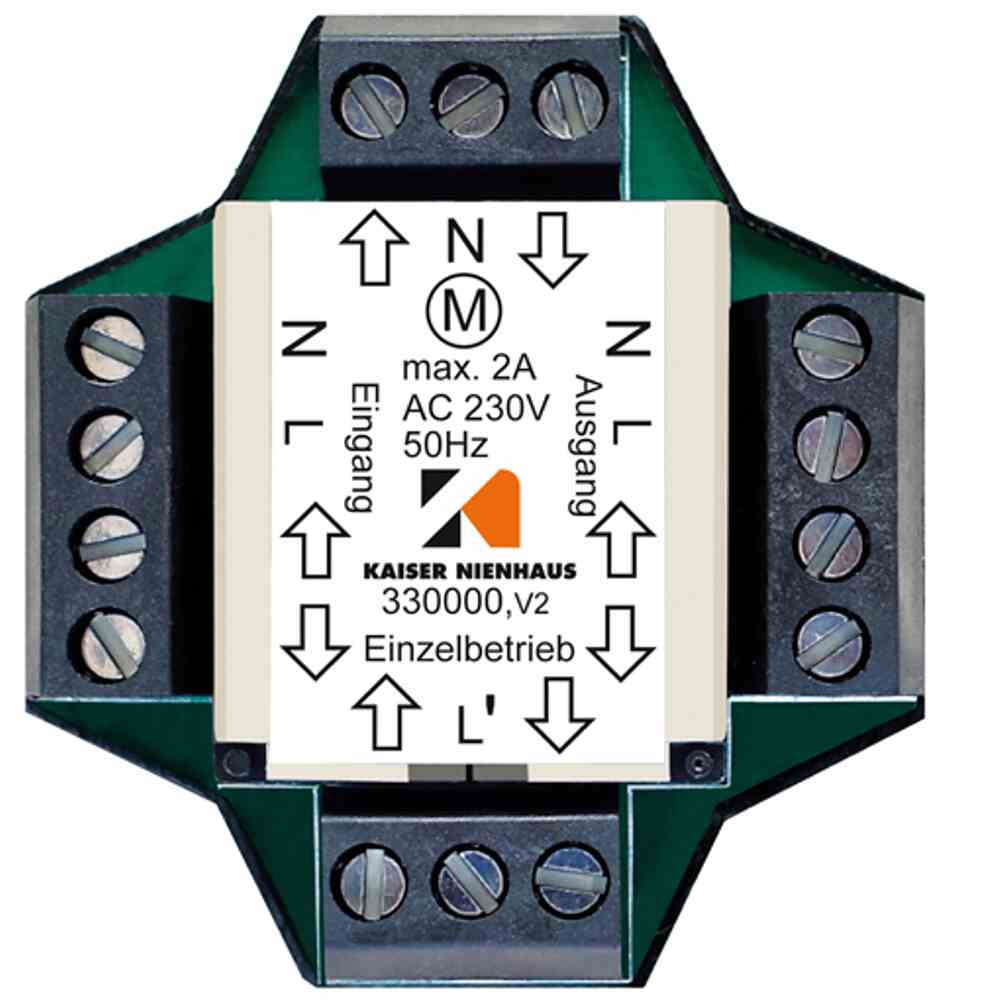 KAISER NIENHAUS Mehrfachsteuerrelais 230V UP-Ausführung für den Einbau in ein Gehäuse