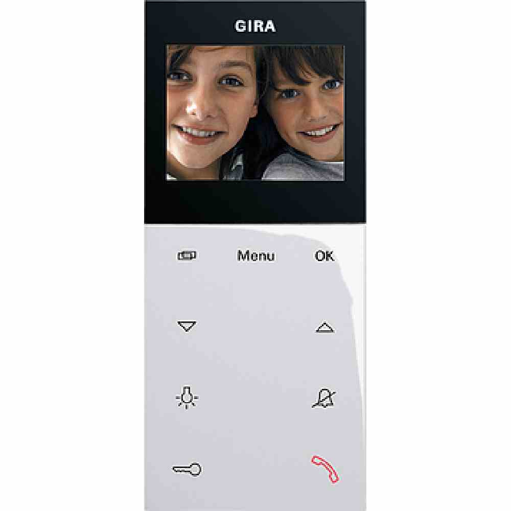 Gira Wohnungsstation Video AP Plus System 55 Reinweiß