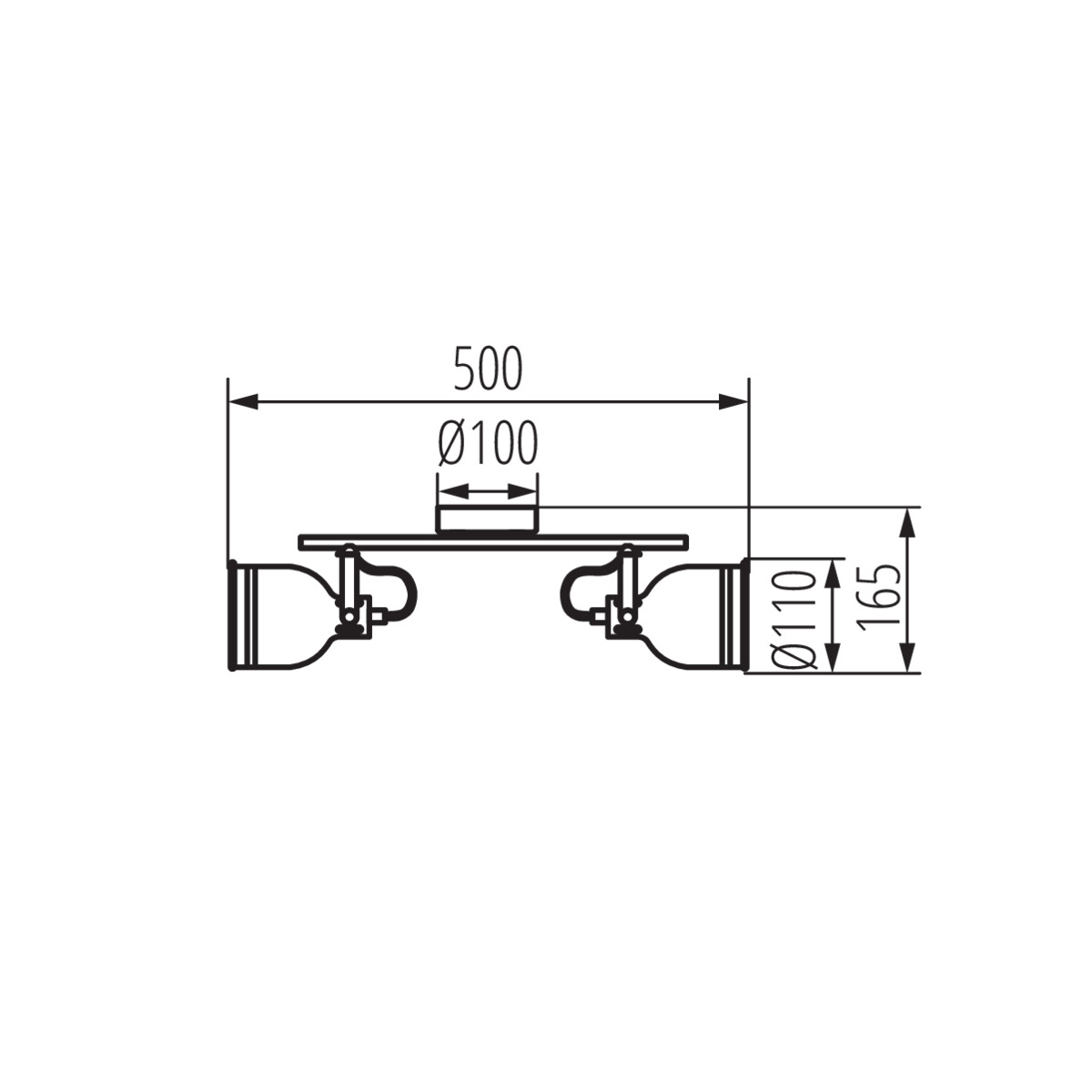 Kanlux DERATO EL-2I B-SR