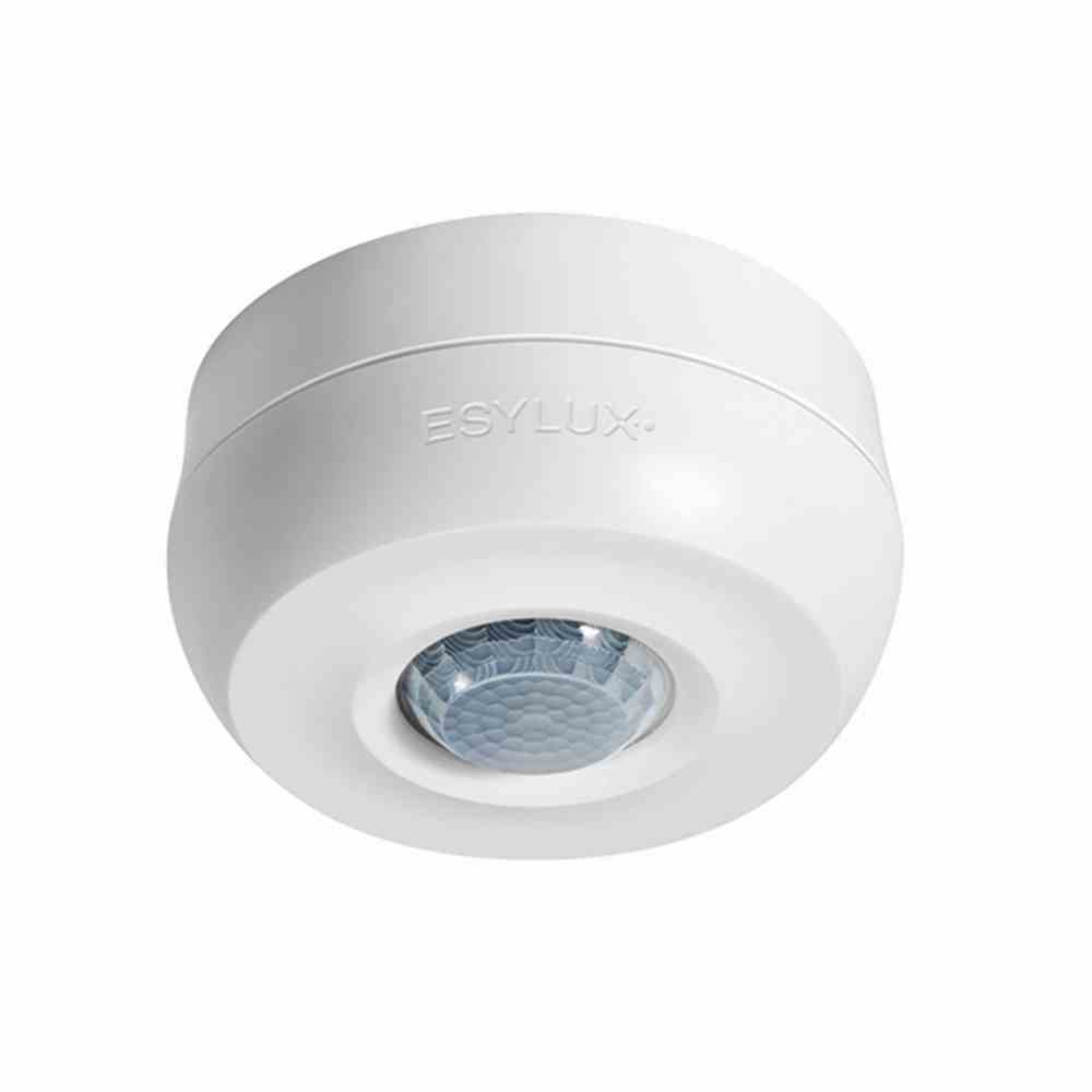 ESYLUX PD 360/8 Basic SMB Decken-Präsenzmelder 360°, Aufputz, Reichweite ca. Ø 8 m, Nulldurchgangschaltung – PD 360/8 BASIC SMB