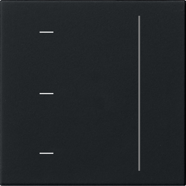 Gira S3000 Touchaufsatz System 55 Schwarz m Gira S3000 Touchaufsatz System 55 Schwarz m