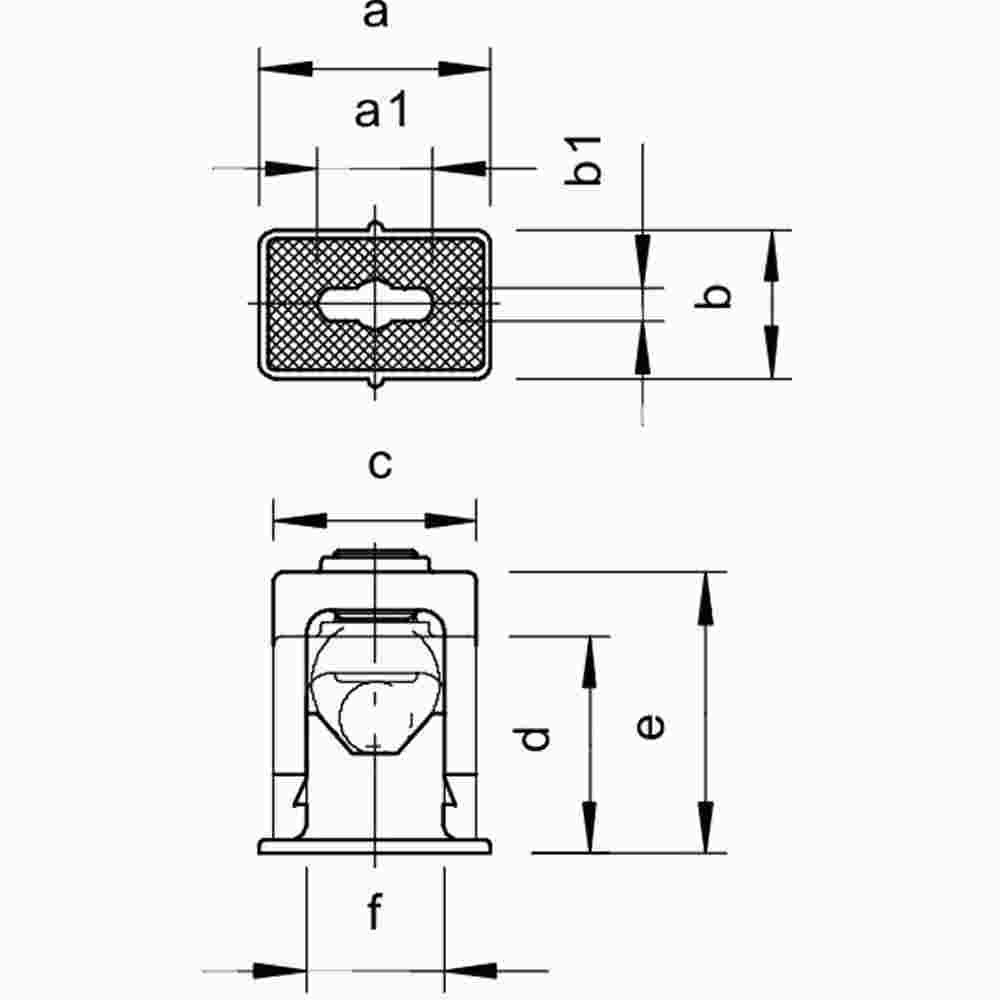 OBO BETTERMANN Greif-ISO-Schelle 6-16mm, PS, lichtgrau RAL 7035 3040/ LGK