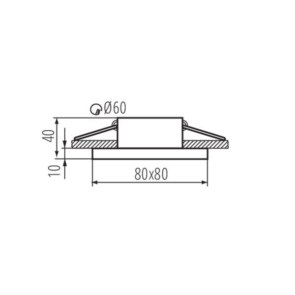 Kanlux FLINI IP44 DSL-W