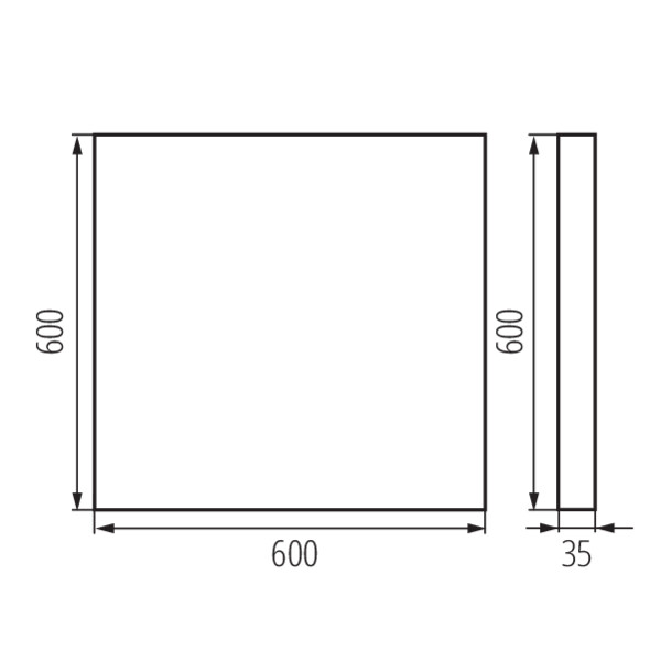 Kanlux OS 40W-840-MPRM-B-N1