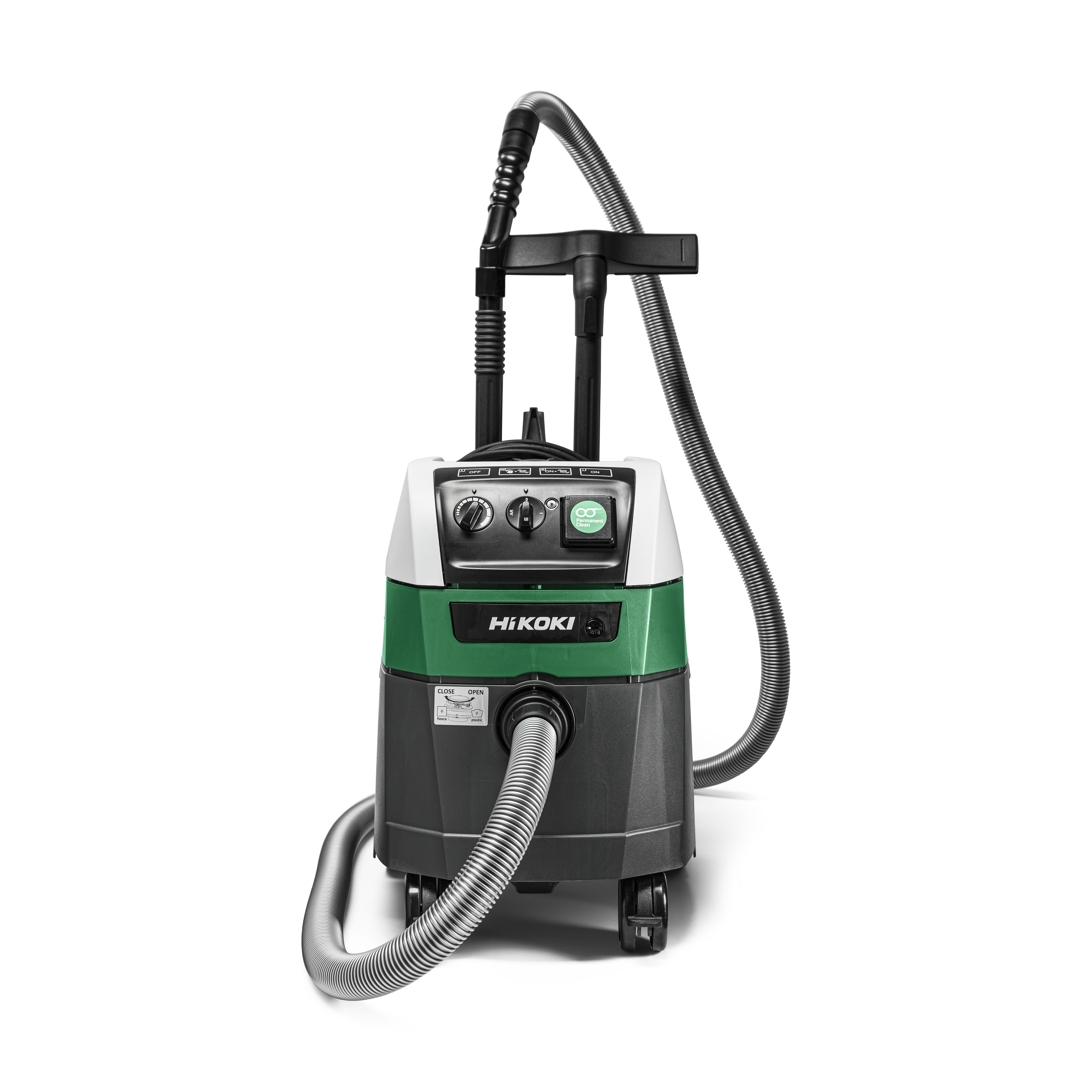 HiKOKI RP350YBL (Karton) (35 Liter, L Klasse) Nass- und Trockensauger 16,0 Kg Ein- /Ausschaltautomatik für Werkzeuge 1400W