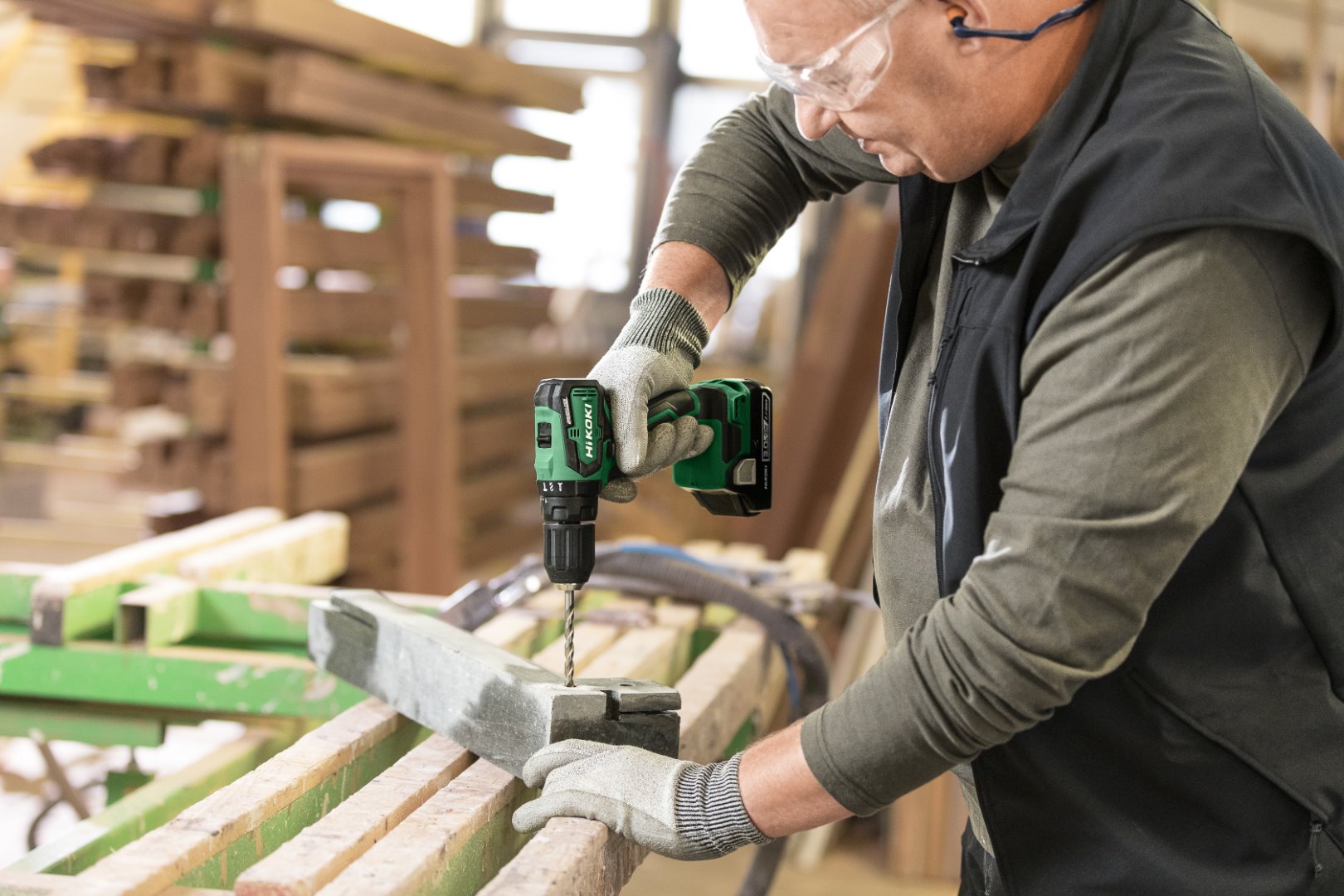 HiKOKI DV18DD(Basic) (Karton) Akku Schlagbohrschrauber 26/55Nm 13mm