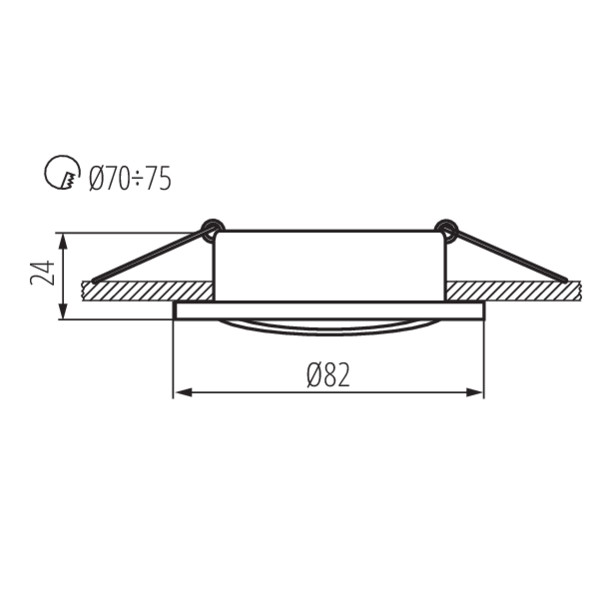 Kanlux RADAN CT-DTO50