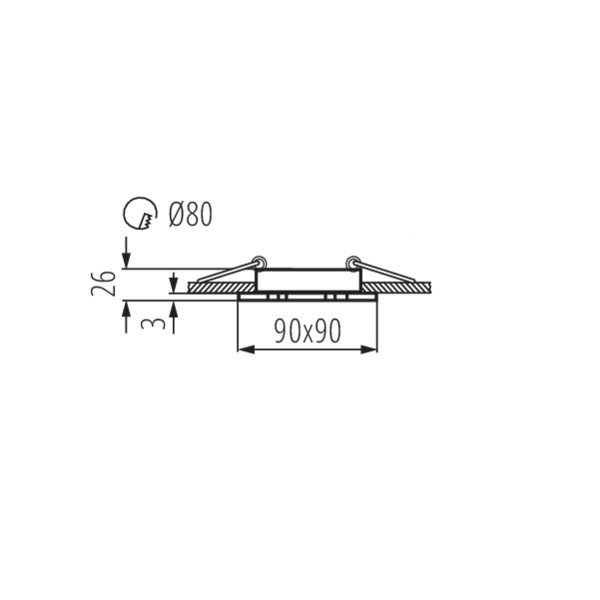 Kanlux SEIDY CT-DTL50-B