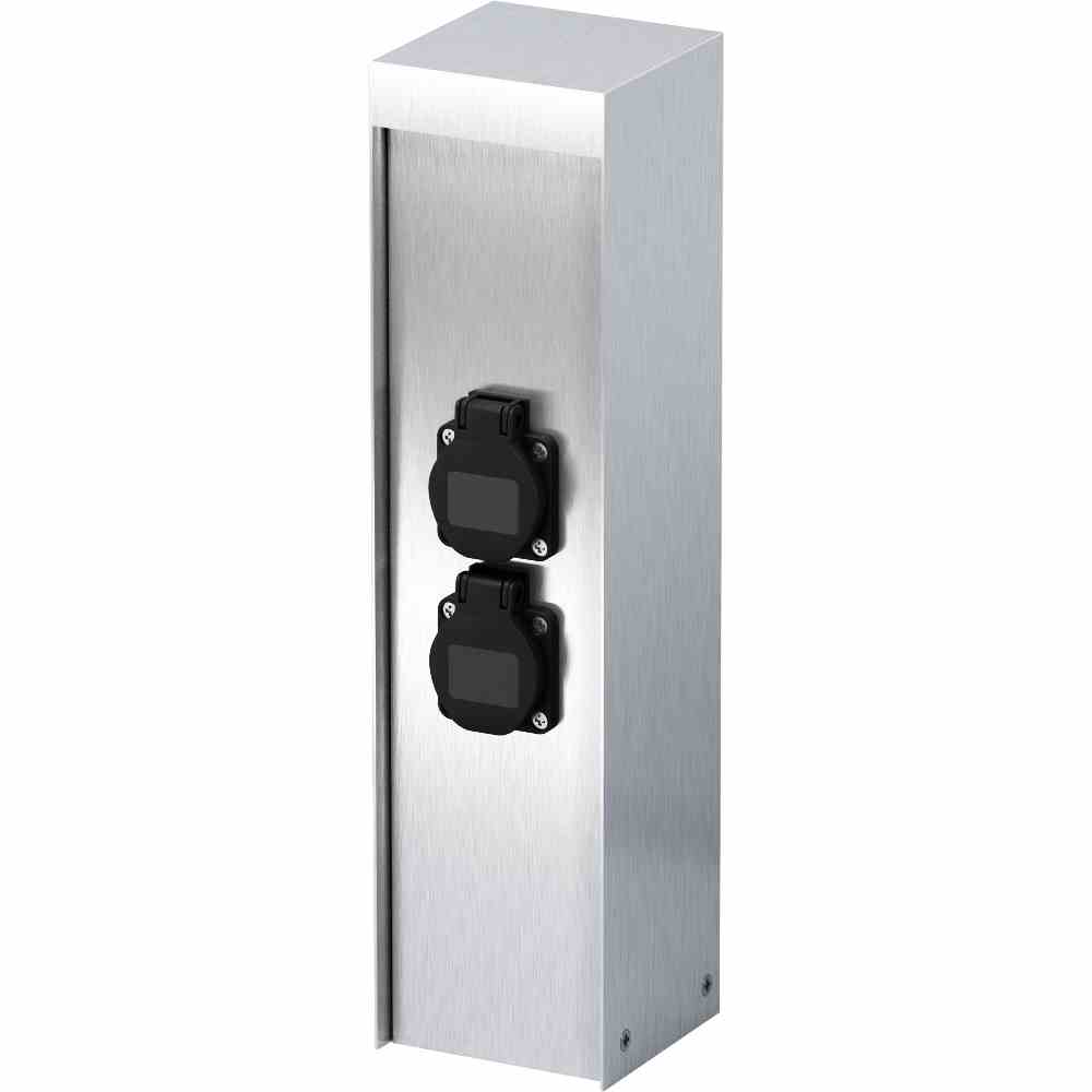 MCJ Steckdosen-Tank IP44 edelst.2xSteckdose 230V – KON40102GSB MCJ Steckdosen-Tank IP44 edelst.2xSteckdose 230V – KON40102GSB