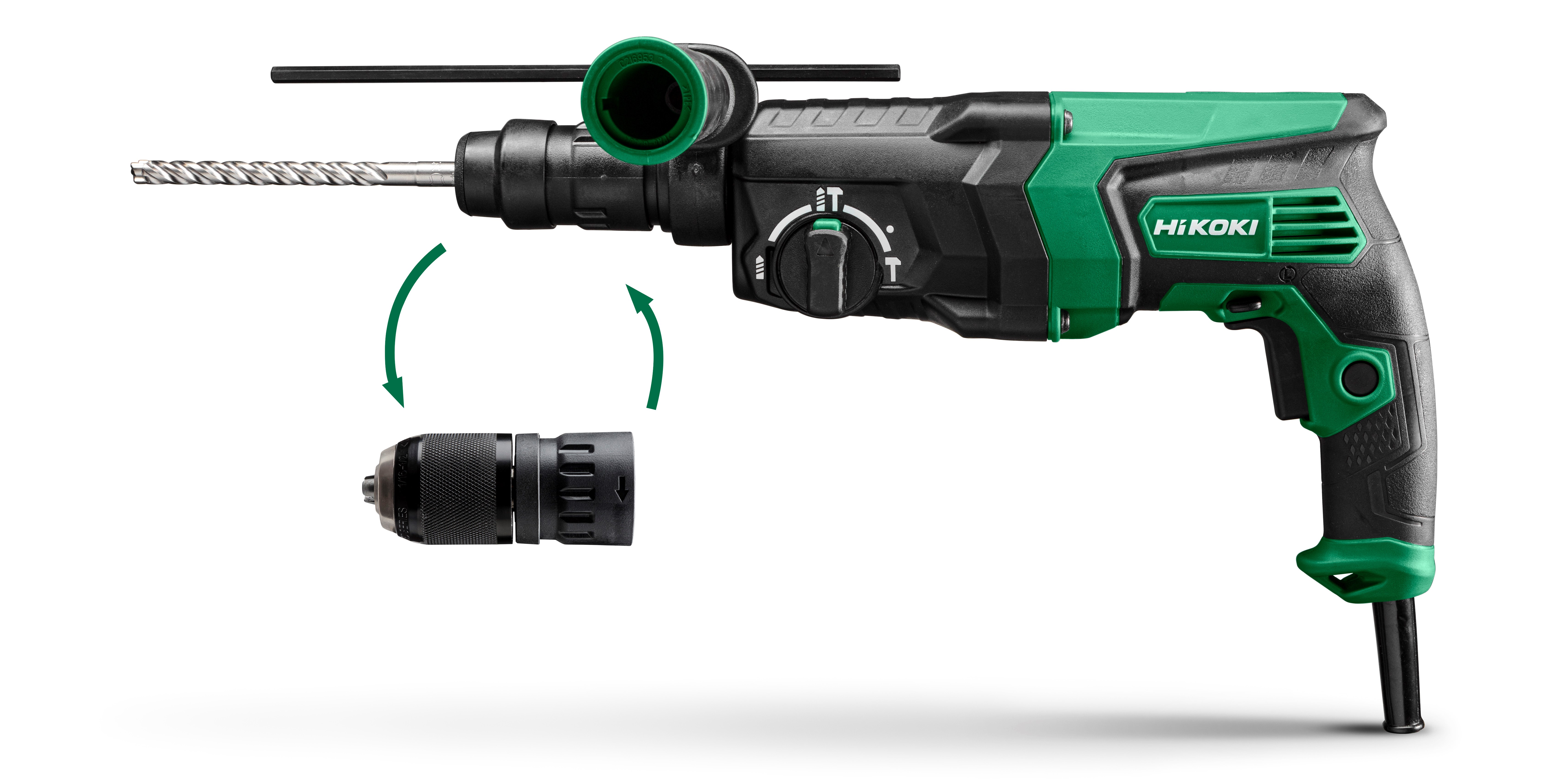 HiKOKI DH26PMC (Transportkoffer) Bohr- & Meisselhammer SDS-plus 2,9 Joule