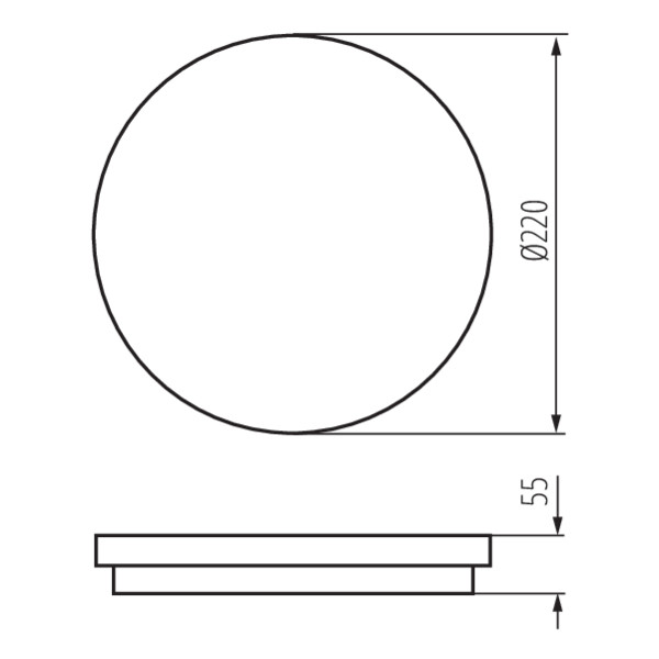 Kanlux BENO N 18W NW-O-GR