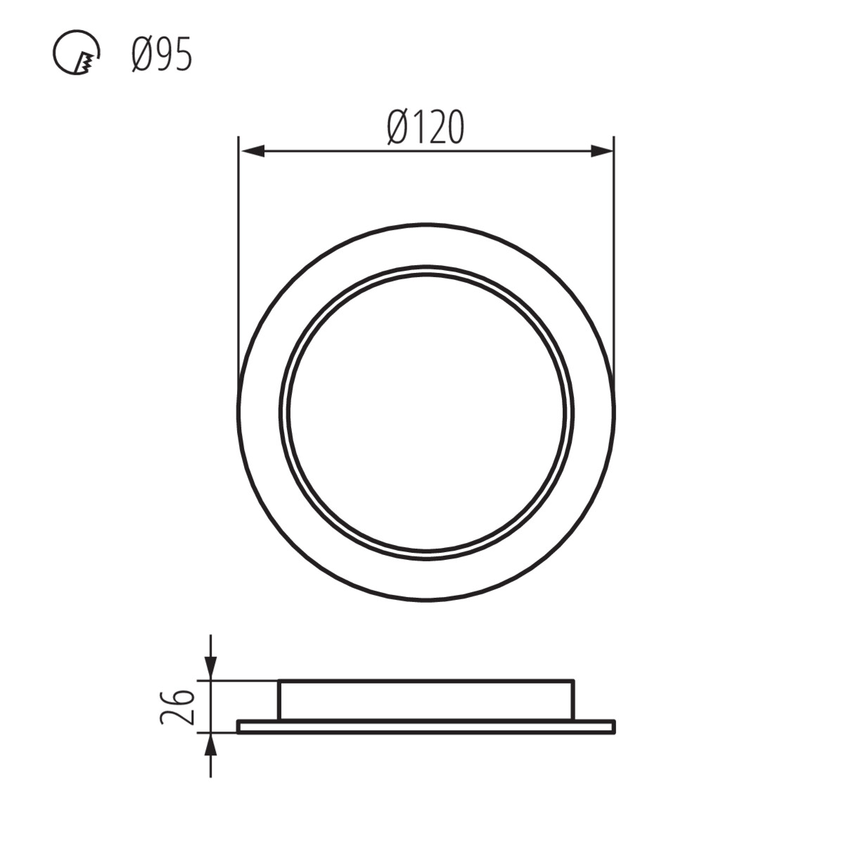 Kanlux TAVO LED DO 9W-NW