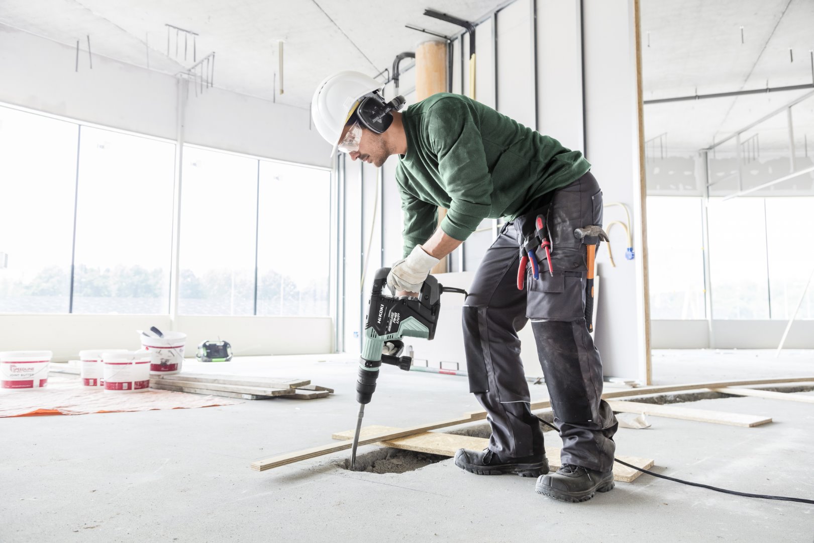 HiKOKI H45MEY (Transportkoffer) (SDS-max) Meisselhammer 10,1 J 7,3 Kg