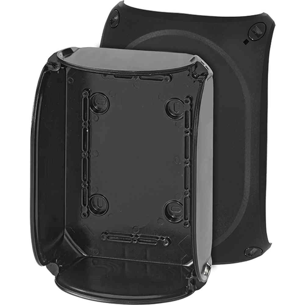 HENSEL KF 1600 C Abzweigkasten, IP66, 210x155x92mm, schwarz, ohne Bestückung, Kunststoff, Wand-/Deckenmontage, Halogenfrei – KF 1600 C HENSEL KF 1600 C Abzweigkasten, IP66, 210x155x92mm, schwarz, ohne Bestückung, Kunststoff, Wand-/Deckenmontage, Halogenfrei – KF 1600 C