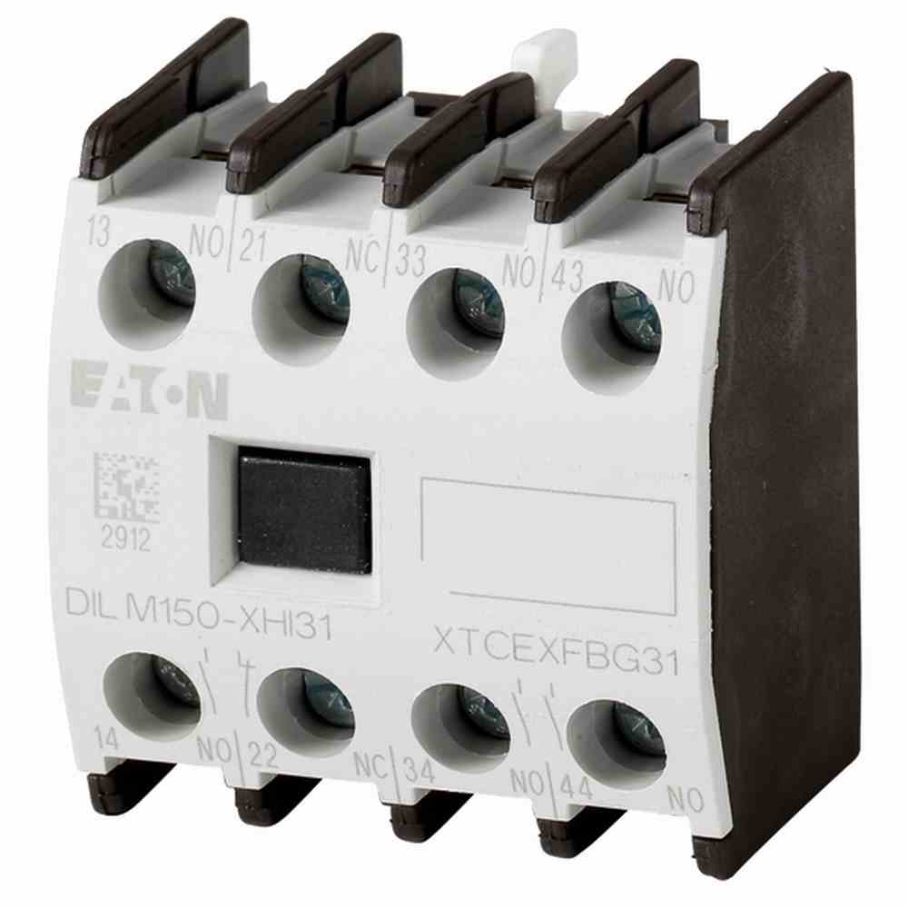 EATON DILM150-XHIA22 Hilfsschalterbaustein, 2 Schließer + 2 Öffner, Aufbau, Schraubanschluss – DILM150-XHIA22