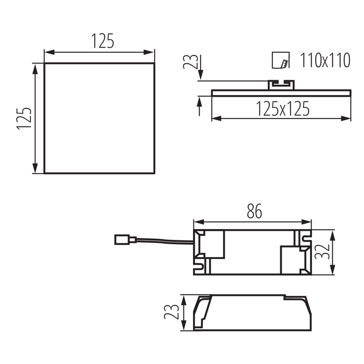 Kanlux AREL LED DL 10W-NW