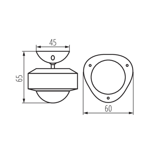 Kanlux S SENSOR PIR INT 10M