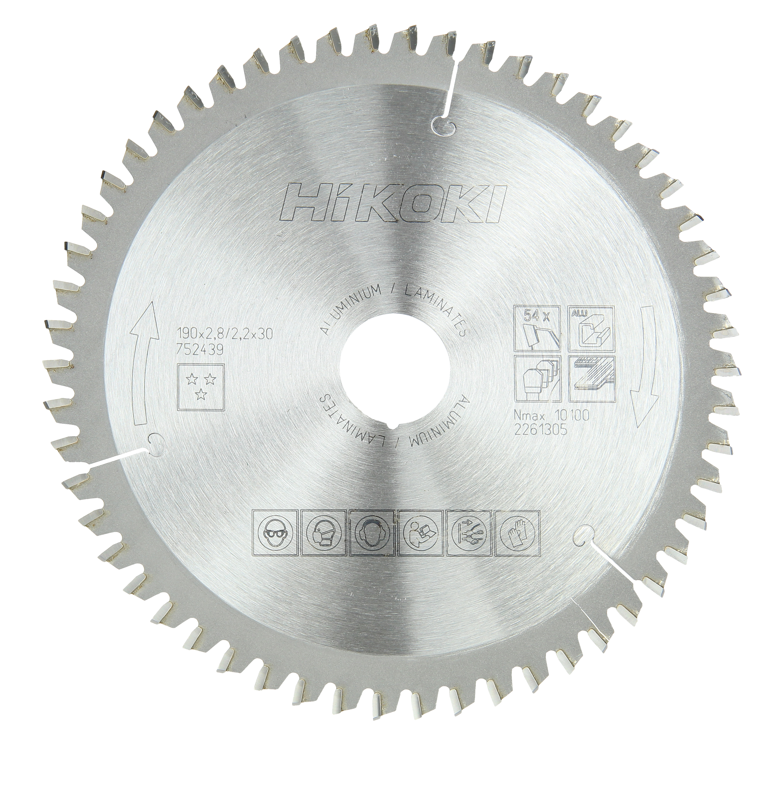 HiKOKI TCT Kreissägeblatt 190x30xZ54