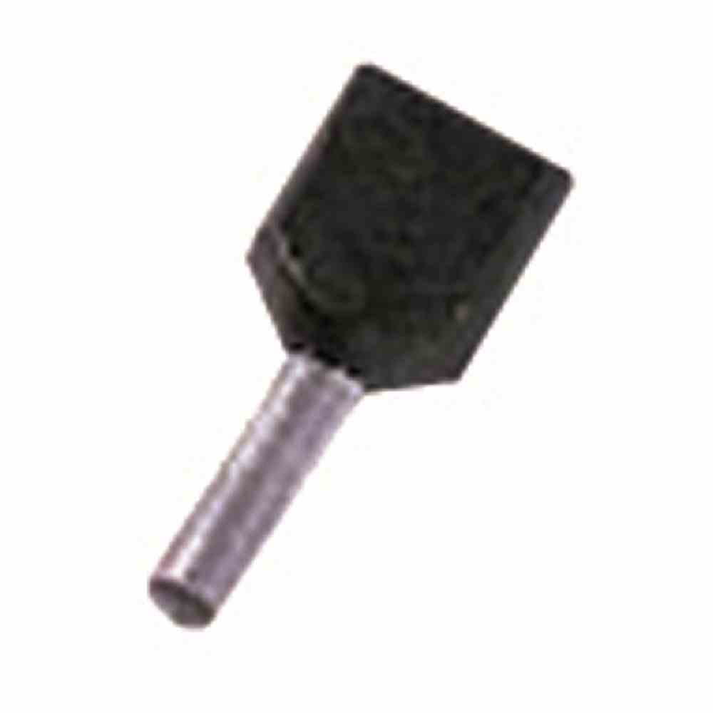 INTERCABLE Zwillingsaderendhülsen 2 x 1,5 mm² 18 mm Länge verzinnt galvanisch verzinnt 18mm Länge,isoliert – 180762 (100 C62)