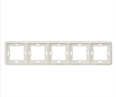 Siemens DELTAprofil Rahmen, 5f, titanweiß, 5TG1815 Siemens DELTAprofil Rahmen, 5f, titanweiß, 5TG1815