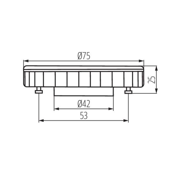 Kanlux ESG LED 9W GX53-CW