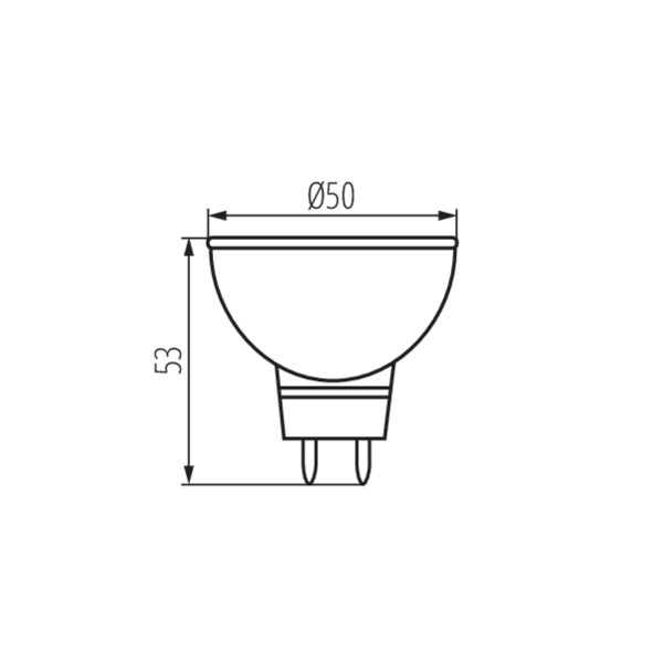 Kanlux TOMI LED7W MR16-CW