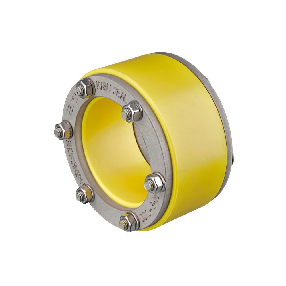 FRÄNKISCHE Mauerdurchführung, Ø125mm, Pressdichtung, Ø75mm, L60mm, Ø76/71mm – Kabu-Seal 75/125
