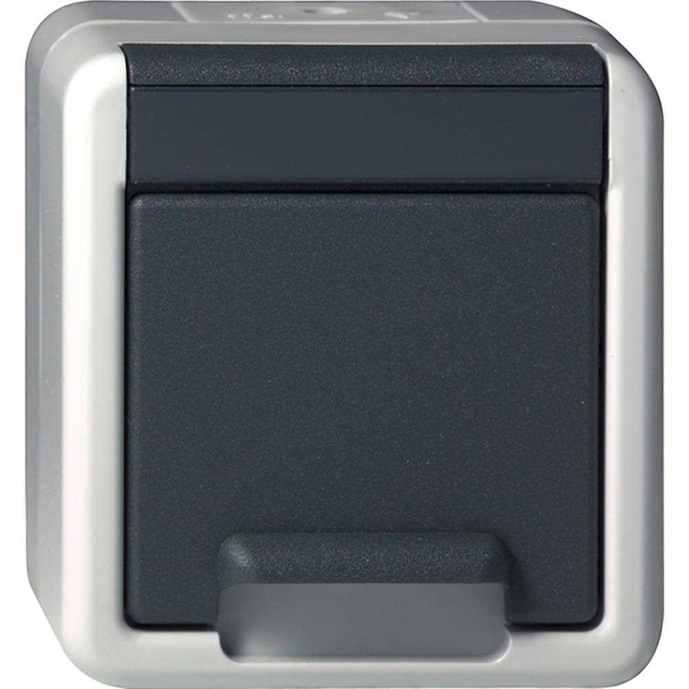 GIRA SCHUKO KD WG AP Grau – 444030