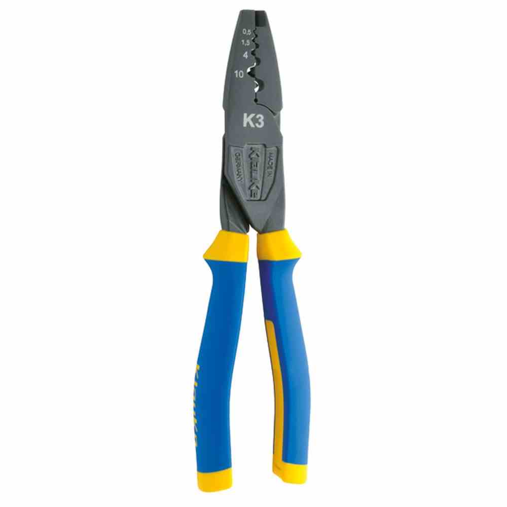 KLAUKE Presszange, mechanisch, Aderendhülsen, 0,5-16mm², AWG5, Dornpressung – K3