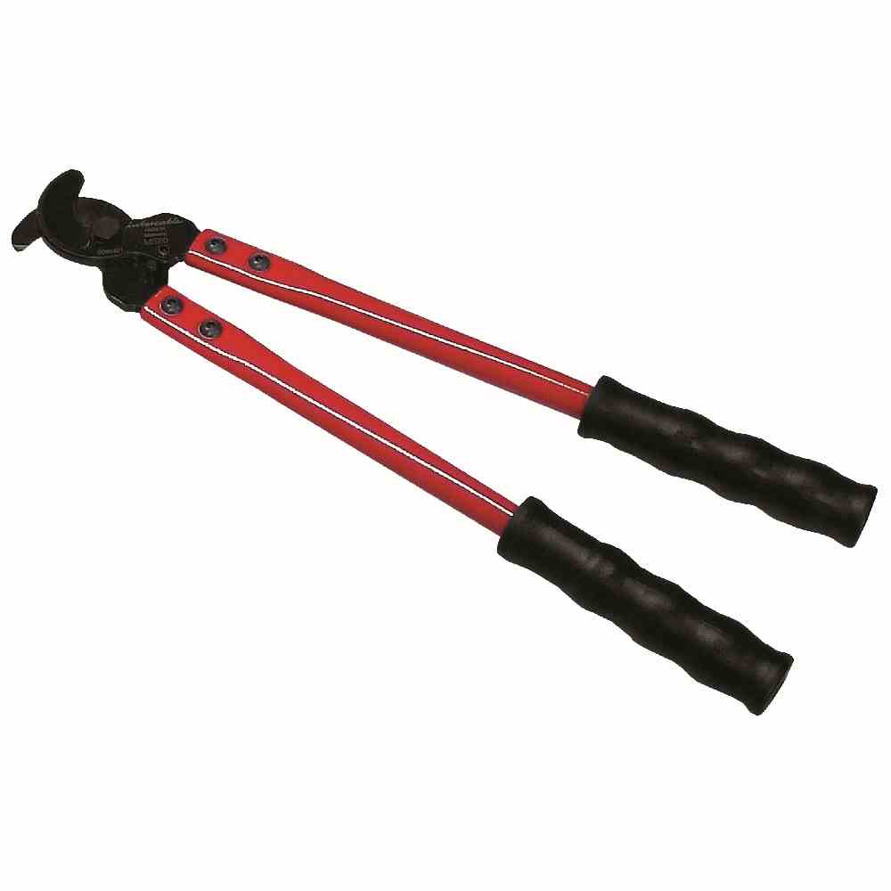 INTERCABLE Kabelschere, mechanisch Einhand,Ø20mm,50mm²,L360mm,Isoliert, geeignet für mehrdrähtige Leiter, geeignet für feindrähtige Leiter – 182163