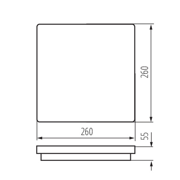 Kanlux BENO 24W NW-L-GR