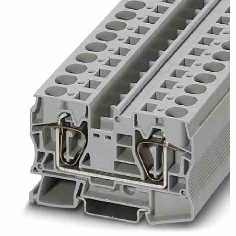 PHOENIX Reihenklemme, 0,2-16mm², 1Etage, grau, 76A, Hutschiene 35mm – ST 16 PHOENIX Reihenklemme, 0,2-16mm², 1Etage, grau, 76A, Hutschiene 35mm – ST 16