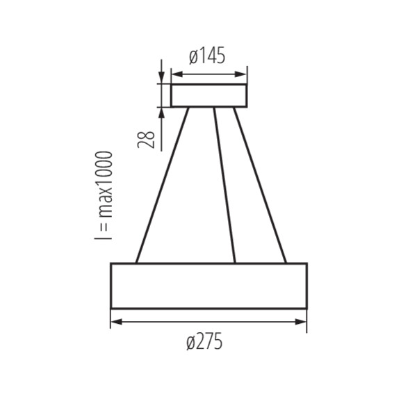 Kanlux JASMIN C 270-G/O