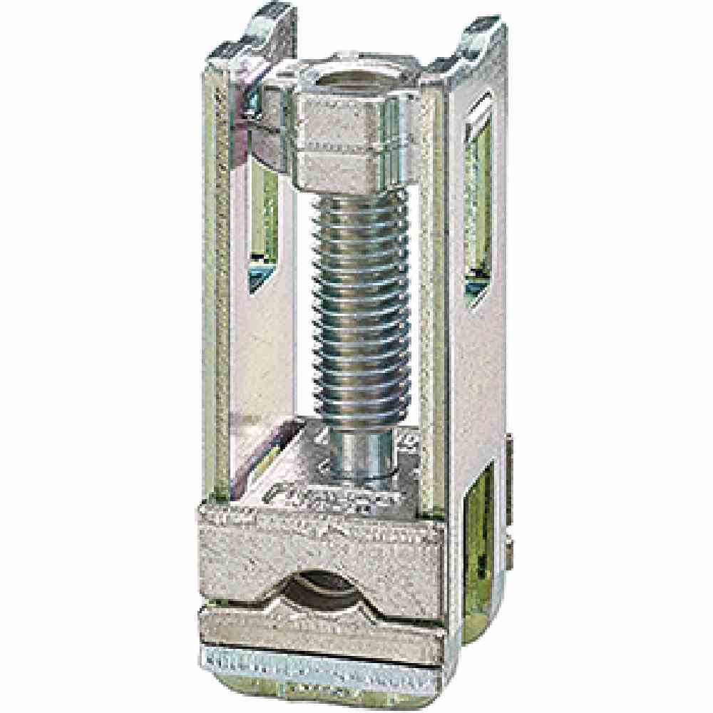 HENSEL KS 150/12 Sammelschienenklemme, 150mm², 5-10/12mm, Flachschiene, geeignet für Rundleiteranschluss, geeignet für Sektorleiteranschluss – 26002156