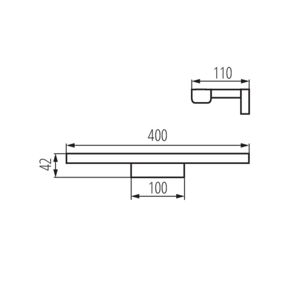 Kanlux ASTEN IP44 8W-NW-B