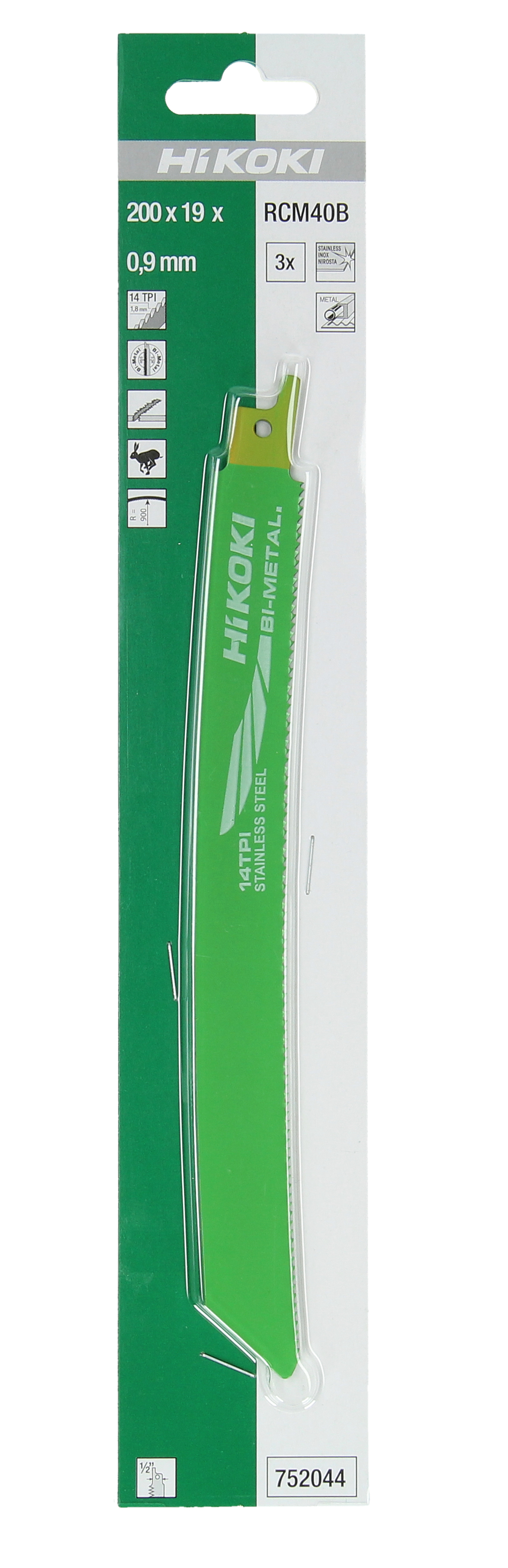 HiKOKI 3 Säbelsägeblätter RCM40B/No. 342