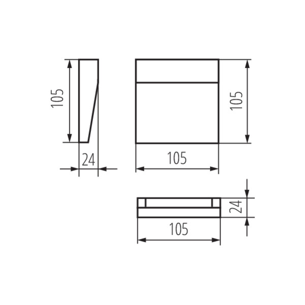 Kanlux DULI LED 4W-NW-L-GR