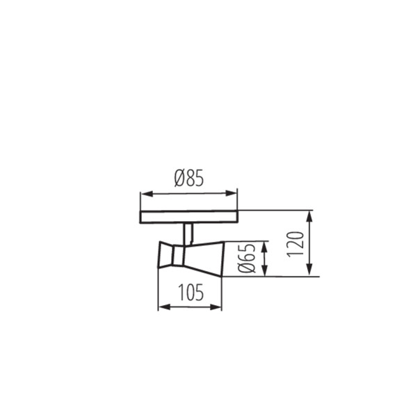 Kanlux MILENO EL-1O B-AG