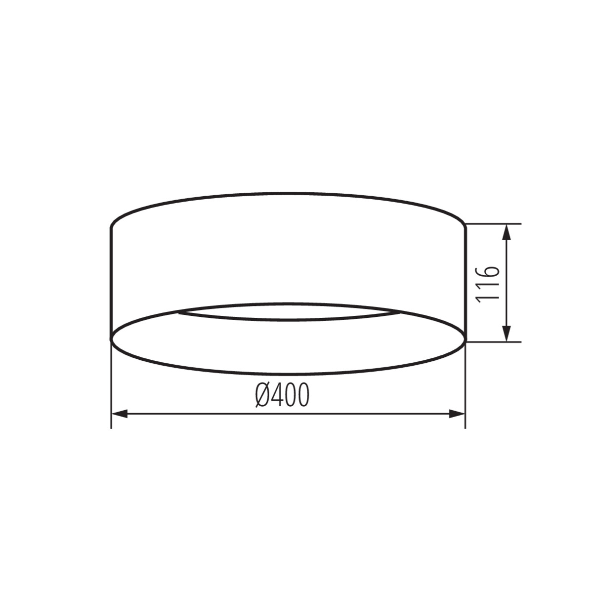 Kanlux RIFA LED 17,5W WW B/G