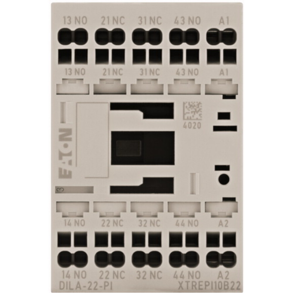 EATON Hilfsschütz, AC, 2S/Hilf, 2Ö/Hilf, 230V/50Hz, 240V/60Hz, 4A – DILA-22(230V50HZ,240V60HZ)-PI