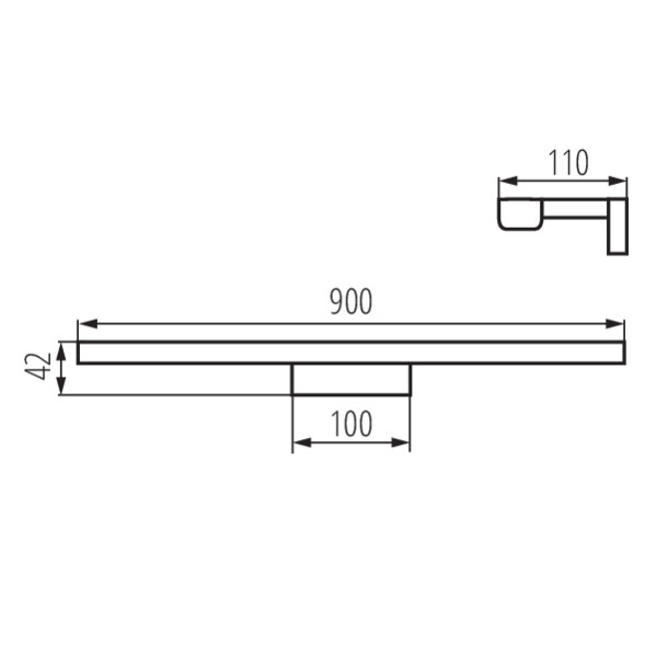 Kanlux ASTEN IP44 15W-NW-W