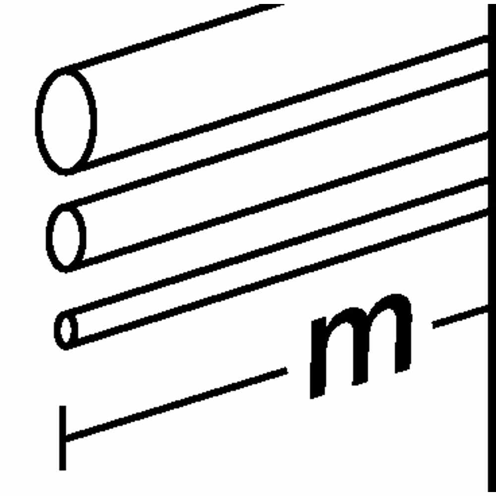 HELLERMANN TYTON Schrumpfschlauch, dickwandig, L=1m, Ø33/8mm, mit Innenkleber, schwarz, 4:1, 3,2mm, -55-110°C, Polyolefin(PEX) – HA47-33/8 PO-X BK 20