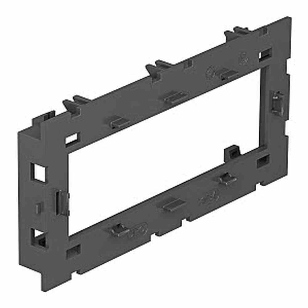 OBO BETTERMANN Montageplatte LF-K, Doppel, Kunststoff, anthrazit, RAL7021 – 71MT3 45-2