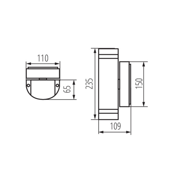 Kanlux ZEW EL-235U-GR