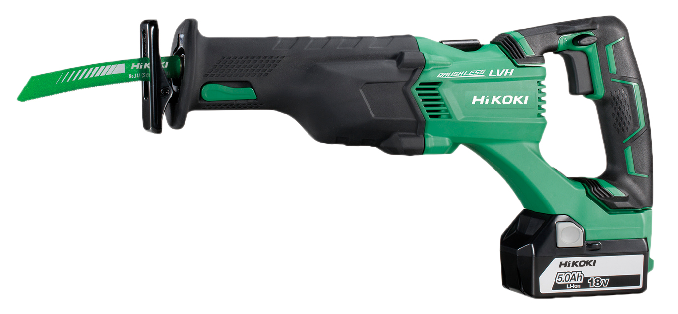HiKOKI CR18DBL(5.0L) (Transportkoffer) Akku Tigersäge (brushless) 120 mm in Holz 3,2 Kg