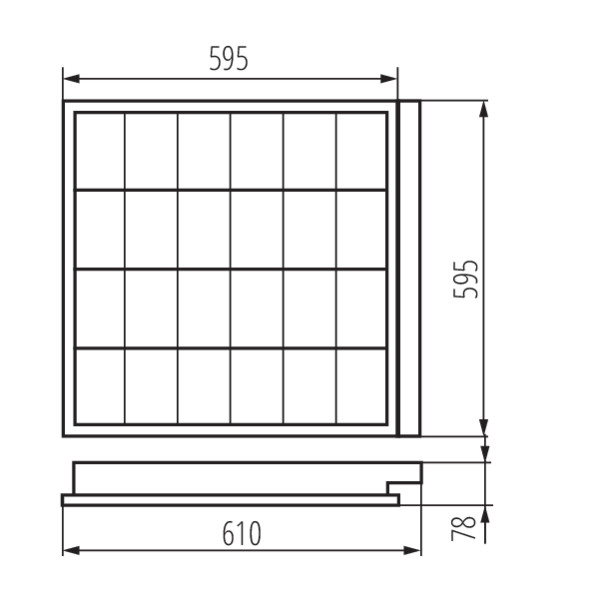 Kanlux REGIS 3 EVG 418 PT