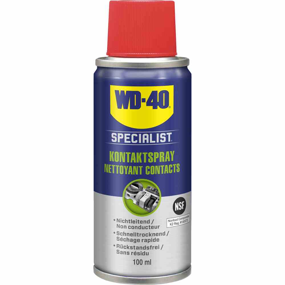 WD-40 SPECIALIST Kontaktspray 100 ml Classic – 49983/NBA (6 TN)