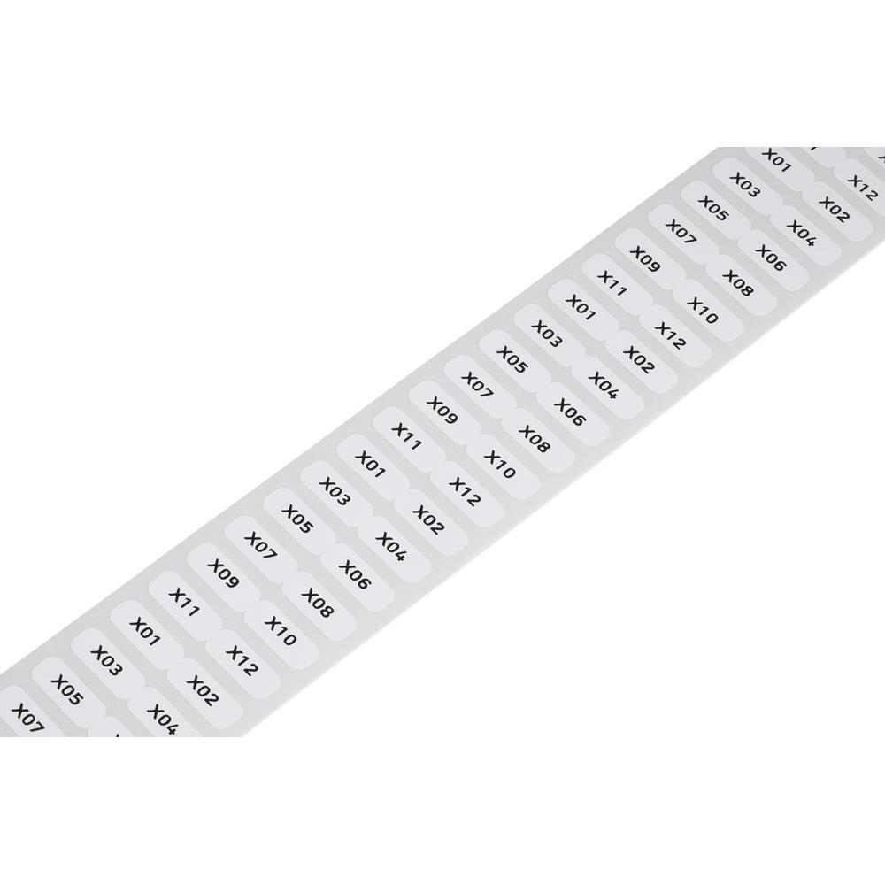 WAGO Polyester-Etiketten unbedruckt 6 x 15 mm 3.000 Schilder – 210-805
