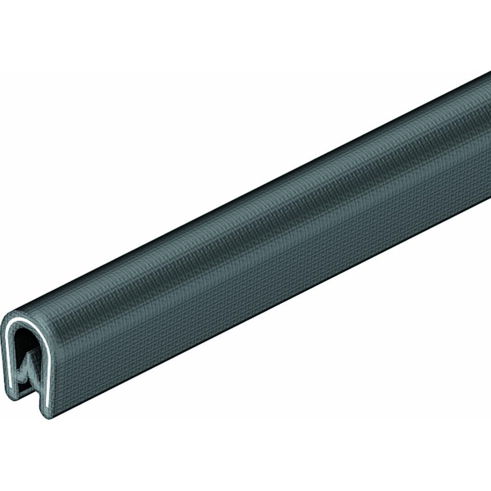 OBO BETTERMANN Kantenschutzband für Bleche, PVC, schwarz 1-2mm, Blechstärke KSB/2 – KSB 2 PVC (10 MTR)