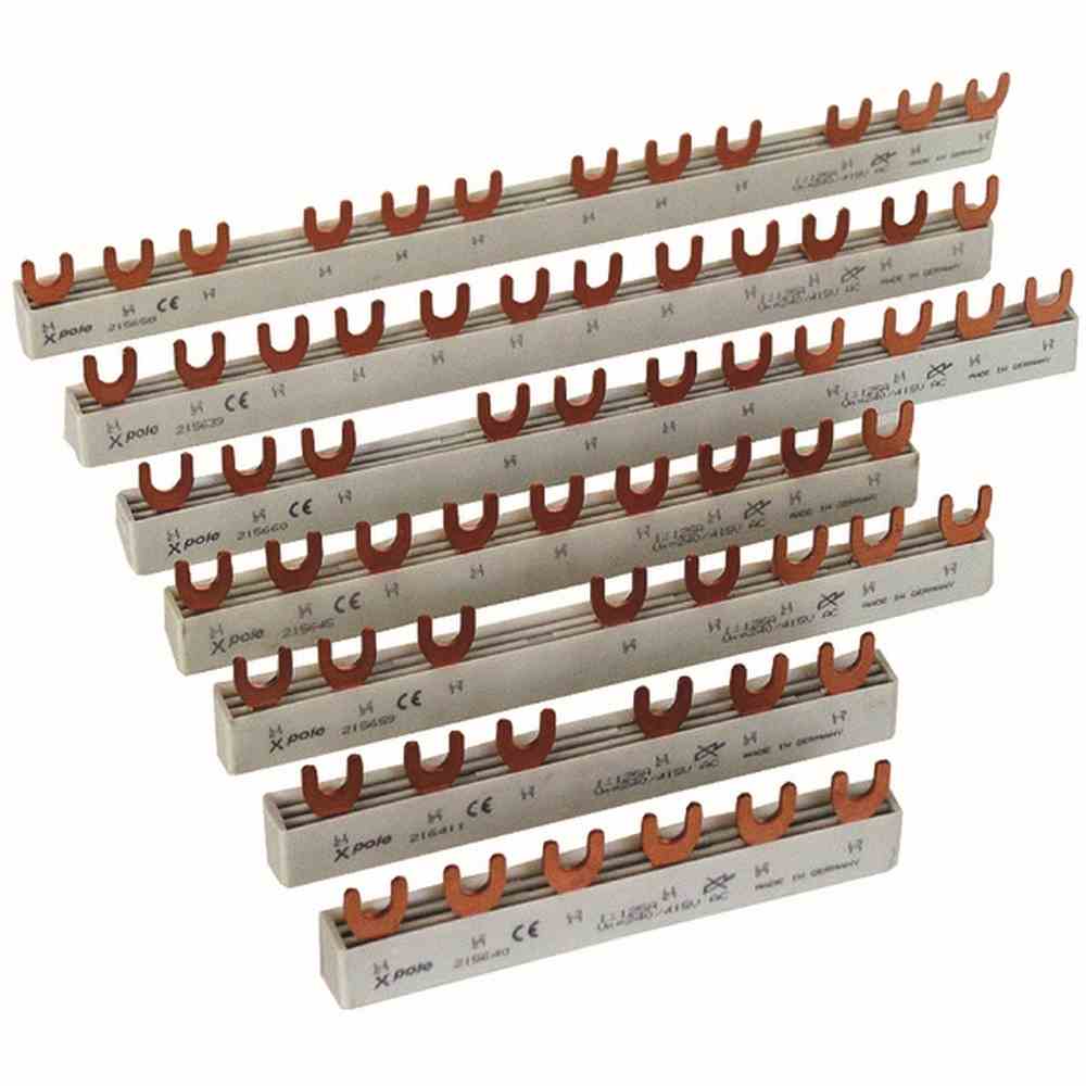 EATON EVG-3PHAS/6MODUL Phasenschiene, 3Ph, 10mm², Gabel, 6TE – EVG-3PHAS/6MODUL